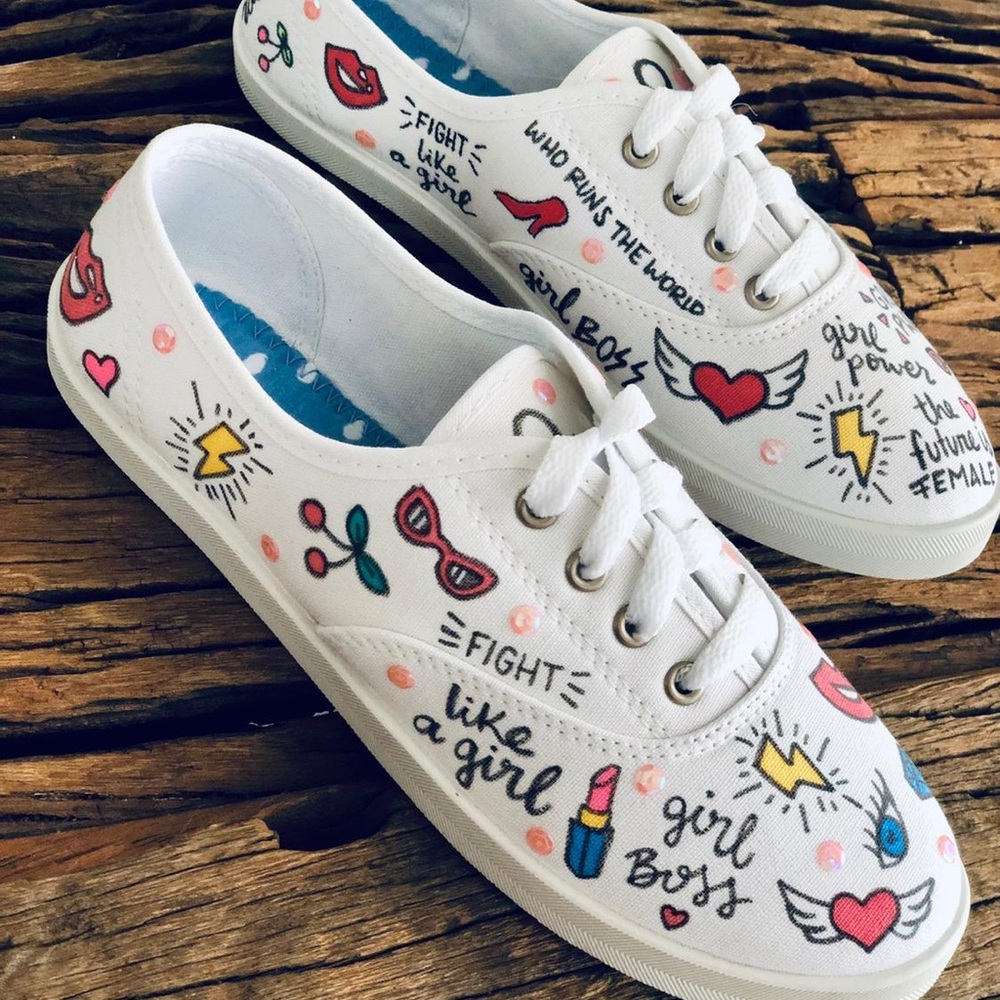 Hand-Painted Custom Shoes